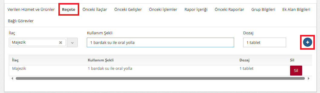 İlaçlar nerede görünür?
